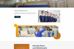 Webseite: Homepage Screenshot
